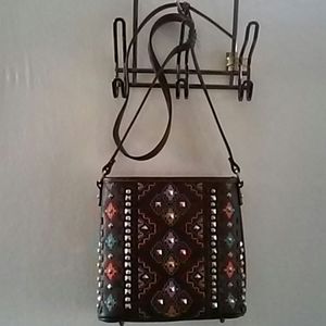 Montana West leather purse and matching wallet